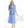 Woman Within Plus Size 7-Day Knit A-Line Skirt(Chocolate)