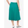 Woman Within Plus Size 7-Day Knit A-Line Skirt(Waterfall)