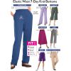 Woman Within Plus Size 7-Day Knit Wide-Leg Pull-On Pants(Radiant Purple)