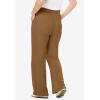 Woman Within Plus Size 7-Day Knit Wide-Leg Pull-On Pants(Toffee)