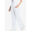 Woman Within Plus Size 7-Day Knit Wide-Leg Pull-On Pants(White)