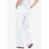 Woman Within Plus Size 7-Day Knit Wide-Leg Pull-On Pants(White)