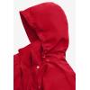 Woman Within Plus Size Fleece-Lined Taslon Anorak(Gunmetal)