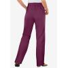 Woman Within Plus Size Perfect All-Cotton Back-Elastic Denim Jeans(Deep Claret)