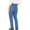 Woman Within Plus Size Perfect All-Cotton Back-Elastic Denim Jeans(Gunmetal)