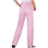Woman Within Plus Size Perfect All-Cotton Back-Elastic Denim Jeans(Pink)