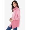 Woman Within Plus Size Perfect Long Sleeve Shirt(Classic Red Stripe)