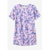 Woman Within Plus Size Perfect Printed Short-Sleeve Crewneck Tee(New Khaki Bloom)