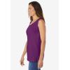 Woman Within Plus Size Perfect Scoopneck Tank (Petite Available)(Plum Purple)