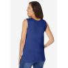 Woman Within Plus Size Perfect Scoopneck Tank (Petite Available)(Ultra Blue)