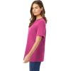 Woman Within Plus Size Perfect Short-Sleeve Crewneck Tee (Petite Available)(French Blue)