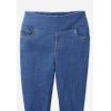 Woman Within Plus Size Pull-On Elastic-Waist Stretch Denim Capri Jeans(Toffee)