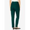 Woman Within Plus Size Pull-On Straight-Leg Gap-Free Stretch Denim Jeans(Emerald Green)