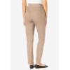 Woman Within Plus Size Pull-On Straight-Leg Gap-Free Stretch Denim Jeans(New Khaki)