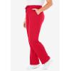Woman Within Plus Size Sport Knit Straight-Leg Pull-On Pants(Vivid Red)