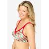 Women’s Plus Size Cotton Comfort Wireless Bra(Holiday Plaid)