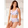 Women’s Plus Size Cotton Comfort Wireless Bra(Mocha Nude Animal)