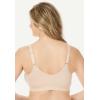 Women’s Plus Size Wireless Front-Close Cotton Comfort Bra(Heather Grey)