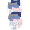 Comfort Choice Plus Size Full Coverage Cotton Brief 10-Pack(Coastal Pack)