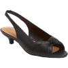 Comfortview Katelyn Slingback Low Heel Women’s Dress Shoes (Wide Widths Available)(Black)