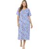 Dreams & Co. Plus Size Long Print Sleepshirt(Multi Fruit)