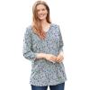 Heather Grey Pretty Floral