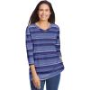 Navy Patchwork Stripe