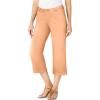 Woman Within Plus Size Stretch Denim Five-Pocket Capri Jeans(Peach Fuzz)