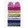 Woman Within Plus Size 7-Day Layer-Look Elbow-Sleeve Tee(Black Multi Butterflies)