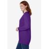 Woman Within Plus Size Fleece Sweatshirt(Radiant Purple)