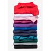 Woman Within Plus Size Long-Sleeve Polo Shirt(Sweet Coral)