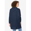 Woman Within Plus Size Longer-Length Hoodie Sweatshirt.(Navy)