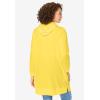 Woman Within Plus Size Longer-Length Hoodie Sweatshirt.(Primrose Yellow)