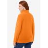 Woman Within Plus Size Microfleece Quarter-Zip Pullover(Black White Stars)