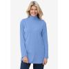 Woman Within Plus Size Mockneck Long-Sleeve Tunic(Navy Pretty Floral)