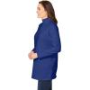 Woman Within Plus Size Perfect Long-Sleeve Mockneck Tee (Petite Available)(Ultra Blue)