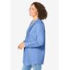 Woman Within Plus Size Perfect Pintuck Tunic(French Blue)