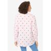 Woman Within Plus Size Perfect Pintuck Tunic(Heart Stripe Multi)