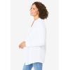 Woman Within Plus Size Perfect Pintuck Tunic(White)