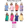 Woman Within Plus Size Perfect Printed Scoopneck Tank(Pink Stamp Botanical)