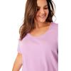 Woman Within Plus Size Perfect Short-Sleeve Scoopneck Tee(Deep Teal)