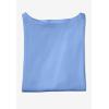 Woman Within Plus Size Perfect Three-Quarter Sleeve Boatneck Tee(Seamist Blue)