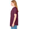 Woman Within Plus Size Pintucked Half-Button Tunic(Deep Claret)