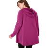 Woman Within Plus Size Pocket Hoodie Sweatshirt(Medium Heather Grey)
