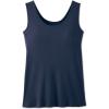 Woman Within Plus Size Rib Knit Tank(Pretty Turquoise)