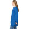 Woman Within Plus Size Side Zip Sweatshirt(Bright Cobalt)