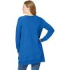 Woman Within Plus Size Side Zip Sweatshirt(Bright Cobalt)