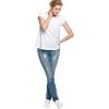 ellos Plus Size Cotton Jersey Slub Cap Sleeve Trapeze Tee(Navy Anchor)