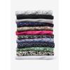 ellos Plus Size Cotton Jersey Slub Cap Sleeve Trapeze Tee(Pale Indigo)