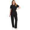 Woman Within Plus Size Contrast Tee 2-Pack(White Black)